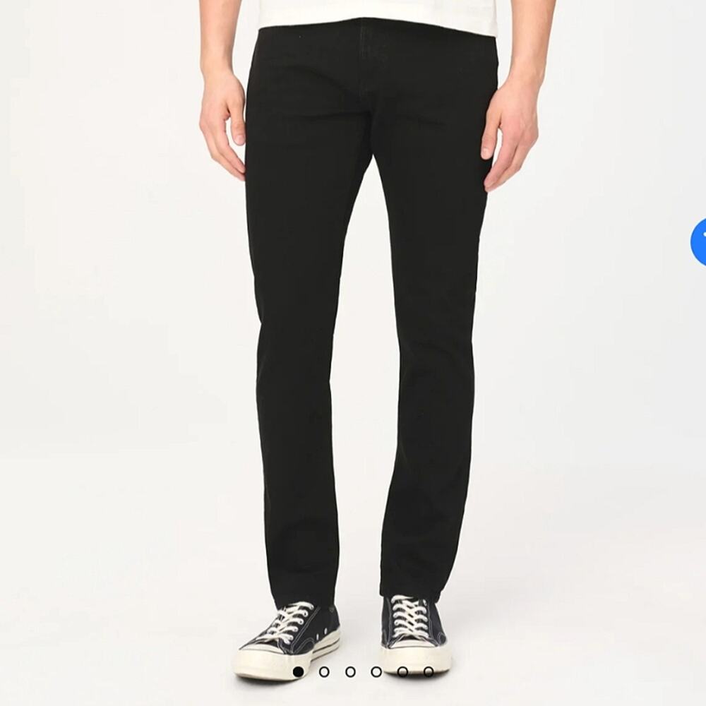 Warp And Weft HND Skinny Jean Shadow Black Size 30x34
